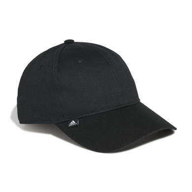 adidas Basecap Essentials Kappe 3-Streifen (Baumwolle) schwarz Damen